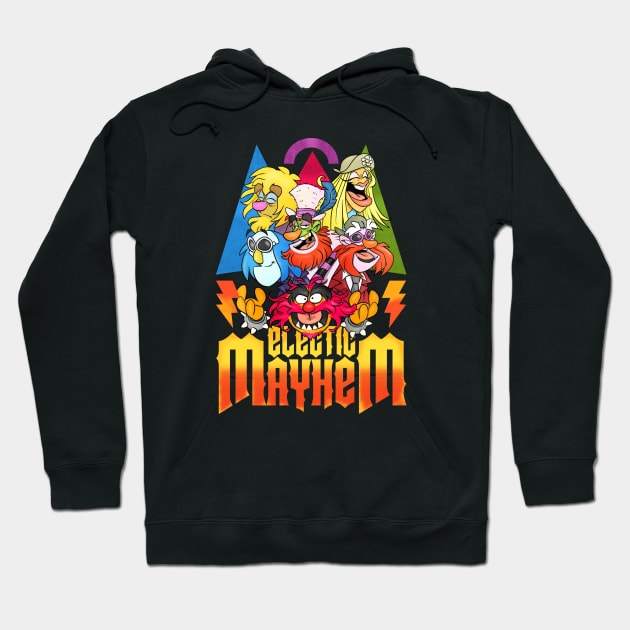 ELECTRIC MAYHEM IS ROCKS Hoodie by ngepetdollar